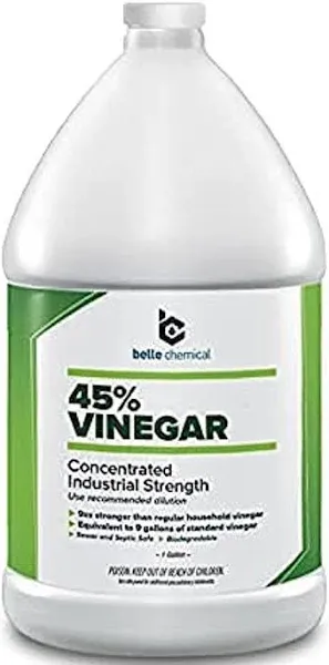 45% Pure Vinegar - Concentrated Industrial Grade 1-Gallon