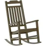 Mahogany Wood Rocking Chair JJ-C14703-MHG-GG