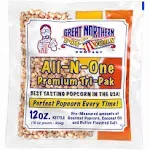 12oz Popcorn Machine Popcorn Packets - All-in-Movie Theater Style Popcorn Ker...