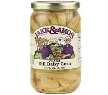 Jake & Amos Pickled Dill Baby Corn / 2 - 16 Oz. Jars