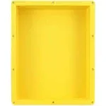 Seeutek Shower Niches 20&#034;Hx16&#034;Wx4&#034;D Shelves Tile Ready 1-Piece 3.39-Lb Yellow