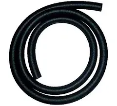 PRO 1 Fuel Line Hose 1/4 Inch Inside Diameter X 25 Feet Length NRB/PVCC SAE30R6 2 Piece Bundle