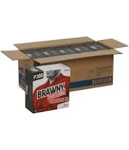 Georgia-Pacific Brawny Professional P300 Disposable Cleaning Towel by GP PRO,29050/03,Medium Duty,Tall Box,White,5 Boxes @ 166 Count