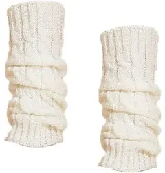 Fashion Culture Women's Ribbed Leg Warmers Boot Toppers