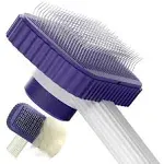 Garstor Cat Brush, Cat Brush for Long or Short Haired Cats, Remove Loose Fur and Mats, Rounded Pins Reduces Painful Pulling, Not for Tangle and Curly