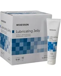 McKesson Lubricating Jelly 4oz Tube Sterile Unscented #16-8919 -12/Box