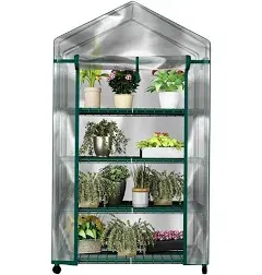 Home-Complete 4-Tier Mini Greenhouse