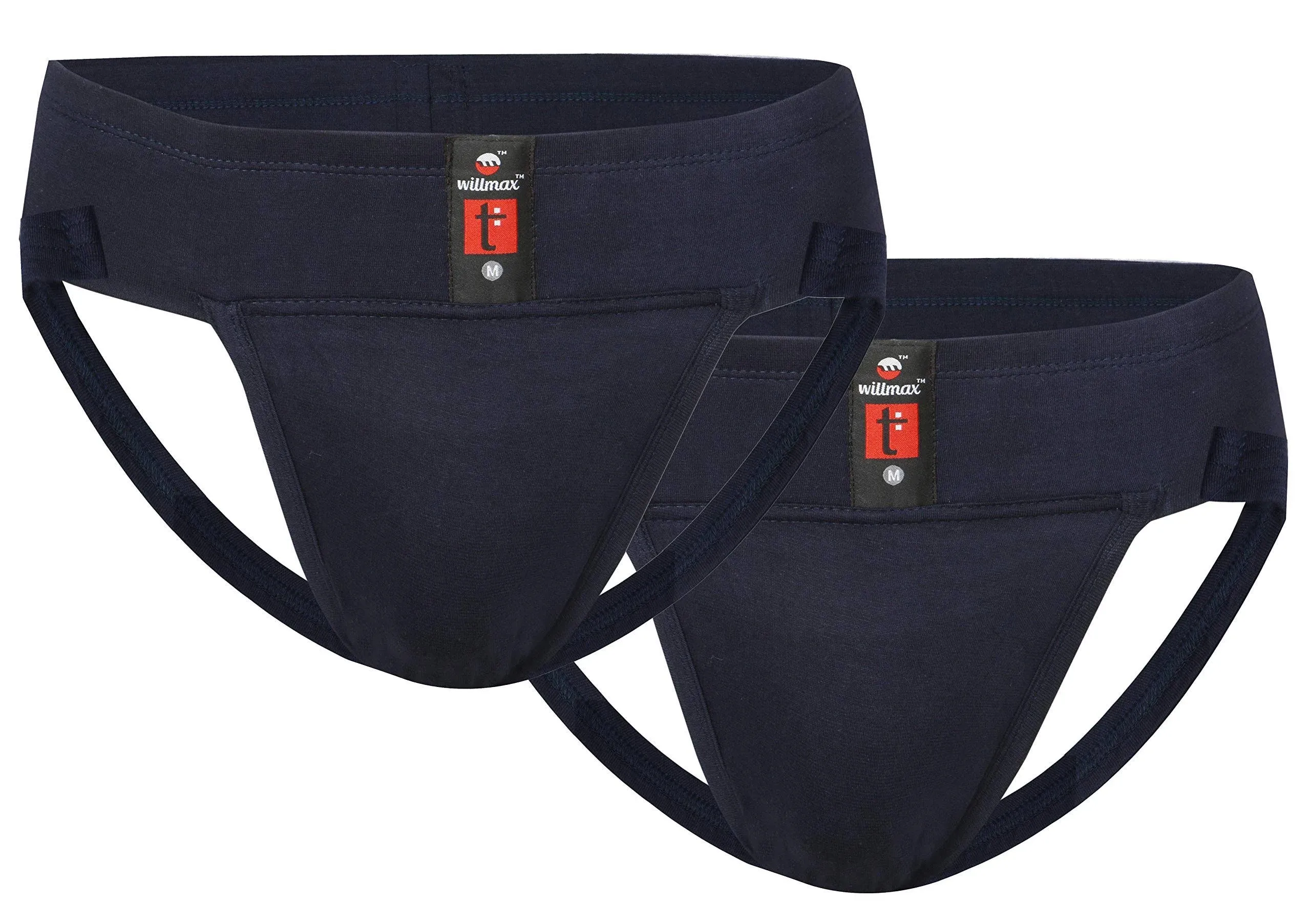 WMX KD Willmax Jockstrap T-Plus Gym Cotton Supporter with Cup Pocket Multi Sport