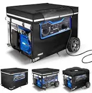 Generator Covers While Running. Generator Cover Measures 32''Lx24''Wx24''H. Double-layer Fabric. Side Access to Control Panel and Top Access to Add