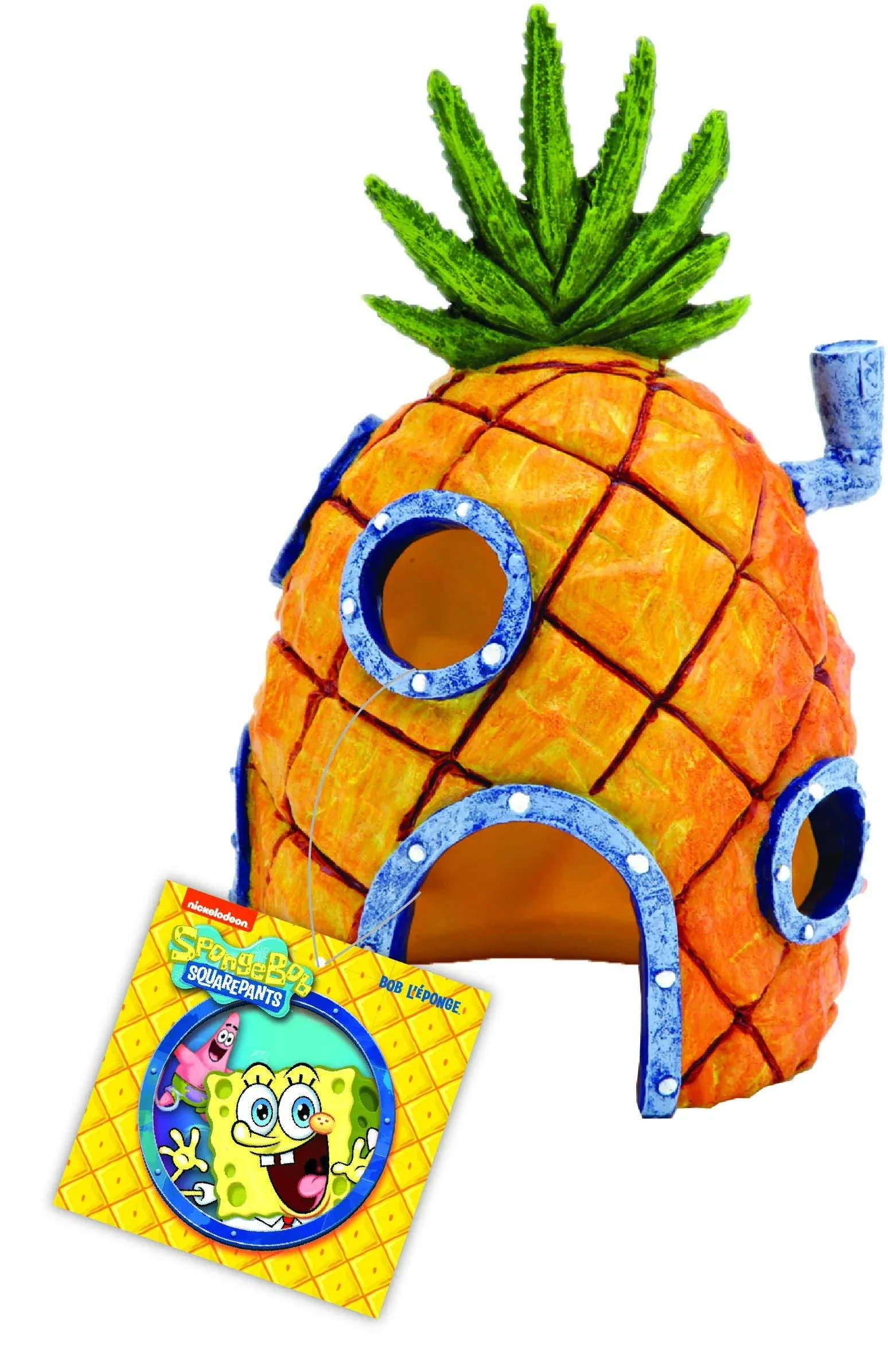 2006 Viacom SpongeBob SquarePants Aquarium Fish Tank Ornament Pineapple New