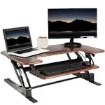 Vivo Desk Riser Height Adjustable 36 inch Stand Up Desk Black