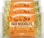 Manischewitz Gluten Free Wide Egg Noodles (3 Pack) Yolk Free, Kosher for Passover and All Year Round Use