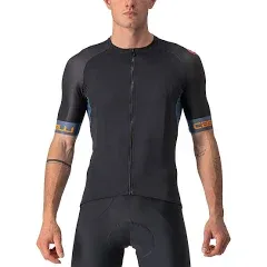 Castelli Entrata VI Limited Edition Jersey - Men's Belgian Blue/Light Black/Silver Gray, L