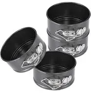 Carbon steel 4&#034; Mini Springform Pan Set 4 Piece 4-inch Nonstick Cheesecake Pan