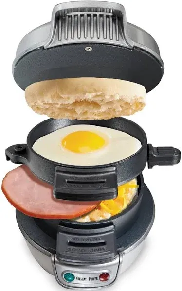 Hamilton Beach  Breakfast Sandwich Maker Quick and Easy Compact Unit NIB