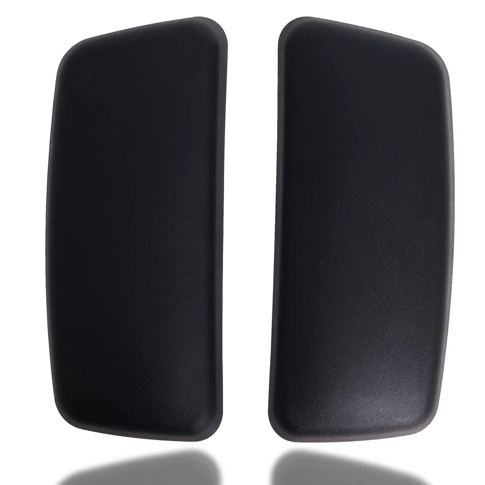 New Arm Pads Caps Replacement For Haworth Zody Office Chair 1 Pair Black Gray Black