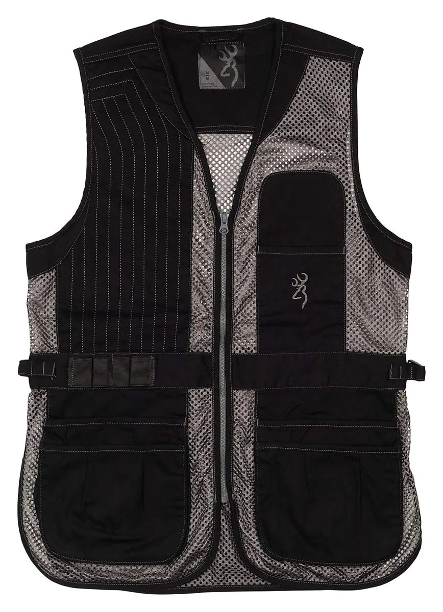 BROWNING MENS L RIGHT TRAPPER CREEK VEST NAVY BLUE BLACK REACTAR G3 TRAP NEW NWT