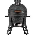 VESSILS Fleet Compact - 16" Kamado Charcoal Grill Full Set with Accessories Matte Black (13.4-in W)