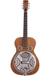 Dobro Hound Dog Deluxe Wood Body Dobro with Metal Resonator