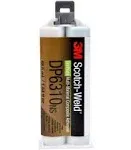 3M DP6310NS Scotch-Weld Composite Urethane Adhesive Green, 48.5 ml Duo-Pak, 12 per Case