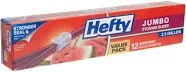 Hefty Slider 2.5 Gallon Jumbo Storage Bags