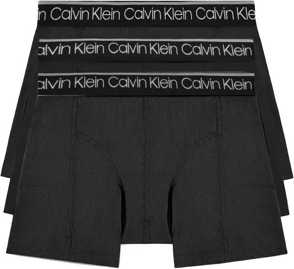 Calvin Klein Men&#039;s NU2666455 Cotton Stretch 3-Pack Boxer Brief XL