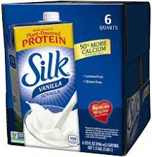 Silk Original Soy Milk 1 Quart Pack of 6