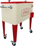 Leigh Country Licensed Coca-Cola Series CP 98111 Metal 60 Qt Outdoor Patio Cooler