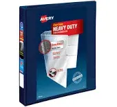 Avery® 79889 Blue Heavy-Duty Non-View Binder with 1" Locking One Touch EZD Rings