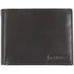 Steve Madden Mens Leather Wallet Extra Capacity Attached Flip Pockets