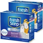 Fresh Step Clumping Cat Litter Advanced Multi-Cat Odor Control Extra Large 37...