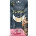 Reveal Whole Salmon Loin Cat Treat Natural Grain Free Food 12 Ct 1.06 Oz Pouches