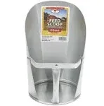 4 Quart Galvanized Steel Feed Scoop