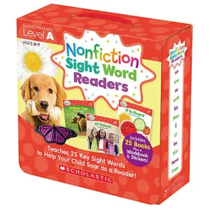 Nonfiction Sight Word Readers: Guided Reading Level a (Parent Pack): Teaches 25 Key Sight Words to Help Your Child Soar as a Reader! [Book]