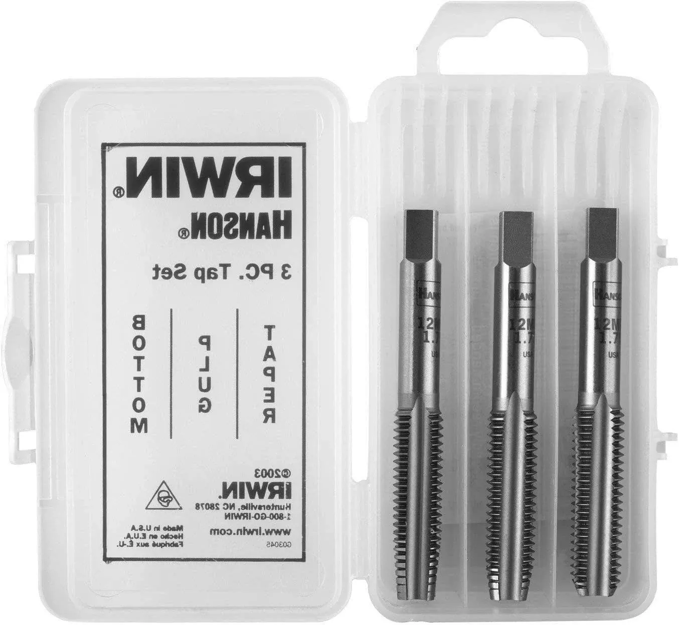 Irwin Tools IRWIN Tap Set, 3.0MM - 0.50MM, 3-Piece (2712)