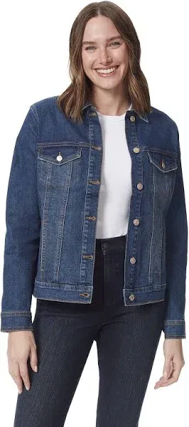 Gloria Vanderbilt Womens Trucker Jean Denim Jacket