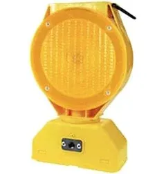 Solar Flashing LED Barricade Beacon Light