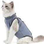 kzrfojy Cat Surgery Recovery Suit Cat Onesie for Cats After Surgery Spay Surgical Abdominal Wound Skin Diseases E Collar