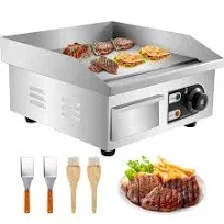 VEVOR Electric Countertop Griddle 1500W Grill