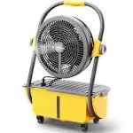 AirSupply MS12 Portable Mist Fan with 19,200mAh Battery and 2.9-Gallon Water Tank