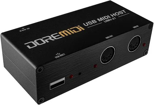 CAMOLA USB MIDI Host Box High Speed USB to MIDI Converter MIDI Interface UMH-21