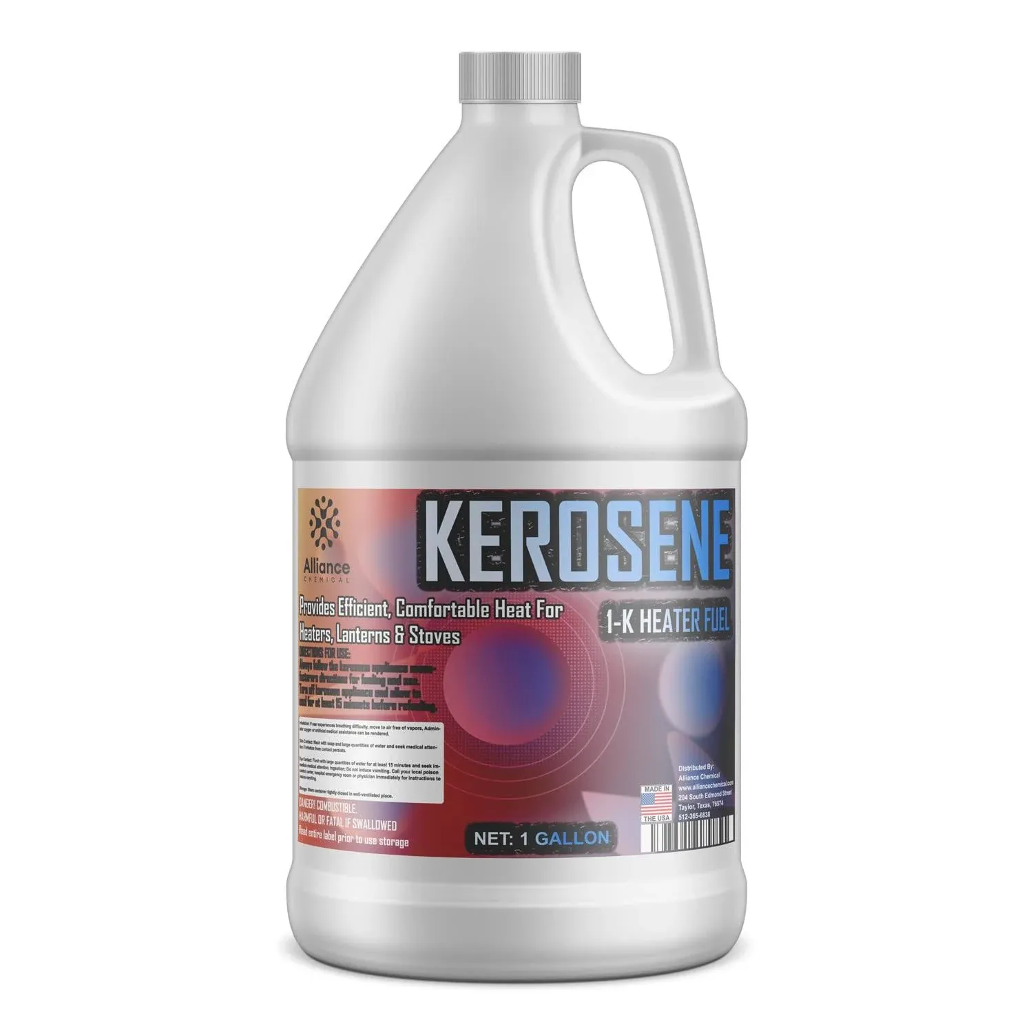 Alliance Chemical K1 Kerosene for Enhanced Kerosene Heating - 1 Gallon - Premium Quality K1 Kerosene for Reliable and Safe Kerosene Heating