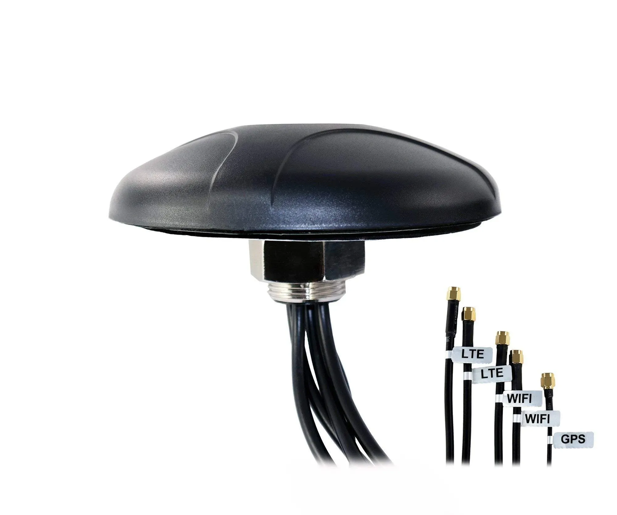 Proxicast Professional Low-Profile LTE + Wi-Fi + GPS 5-in-1 Combination Screw Mount Mimo Vehicle Antenna