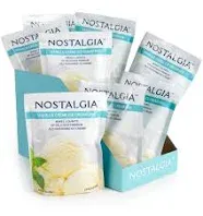 Nostalgia Premium Ice Cream Mix, 8 (8-Ounce) Packs, Makes 16 Quarts Total