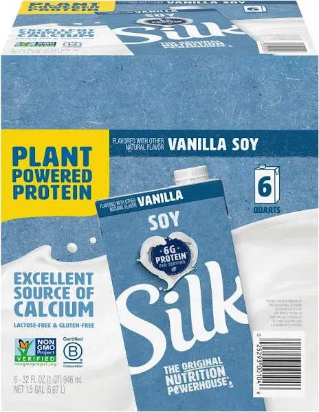 Silk Original Soymilk 32 fl oz Pack of 6