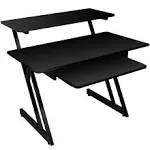 On Stage WS7500 Series Wood Workstation - Black