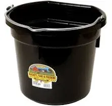 Little Giant 20 Quart Flat Back Plastic Bucket