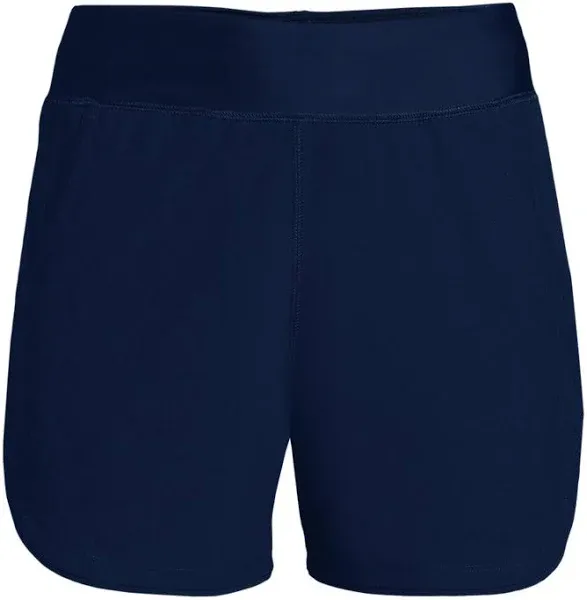 Lands' End Women's 5" Quick Dry Swim Shorts with Panty