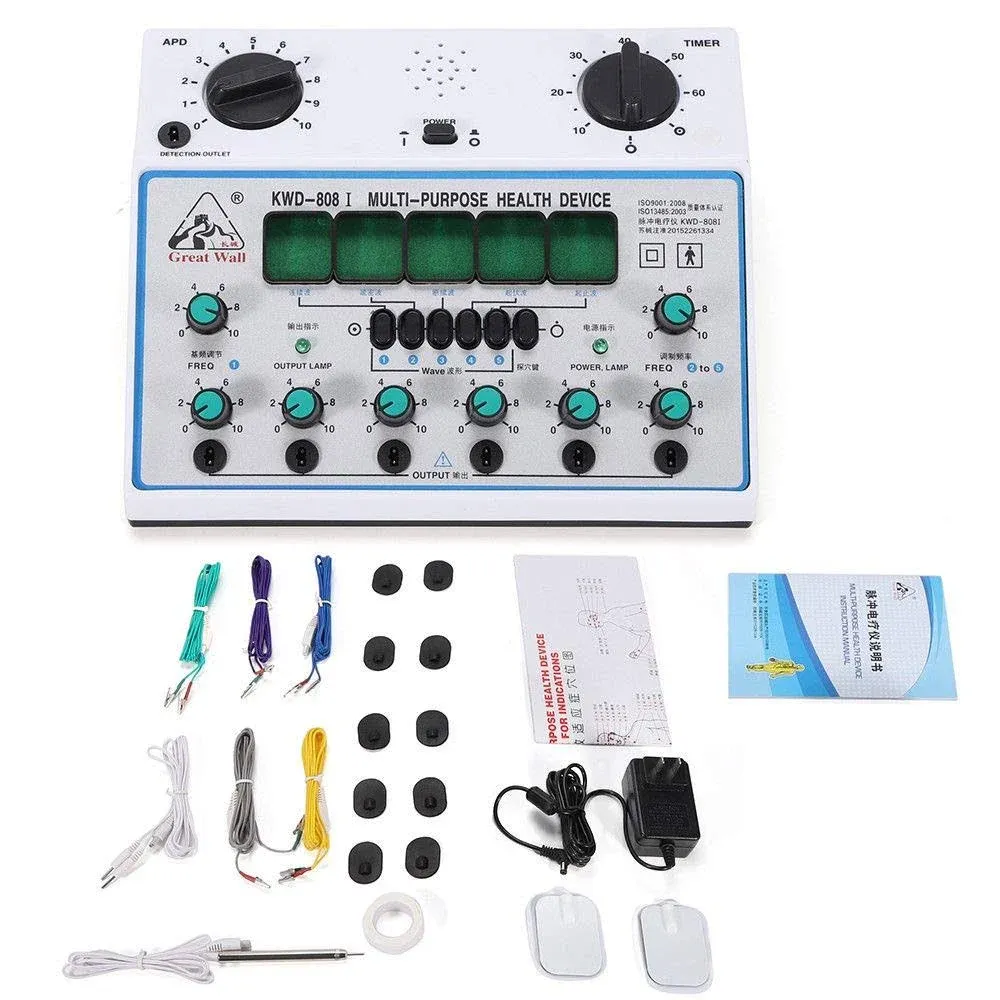 Kwd808-i Electric Acupuncture Stimulator Machine Output Patch Massager Care ...