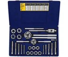 Irwin 25 Pc. Fractional Tap &amp; Hex Die Set